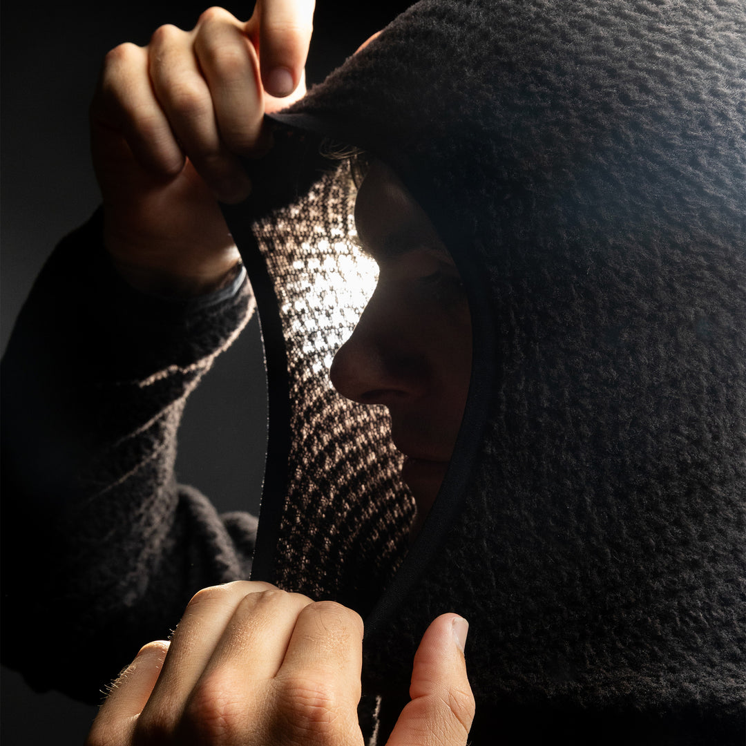 Color:Black-Polartec® Alpha Direct Hooded Fleece -alt