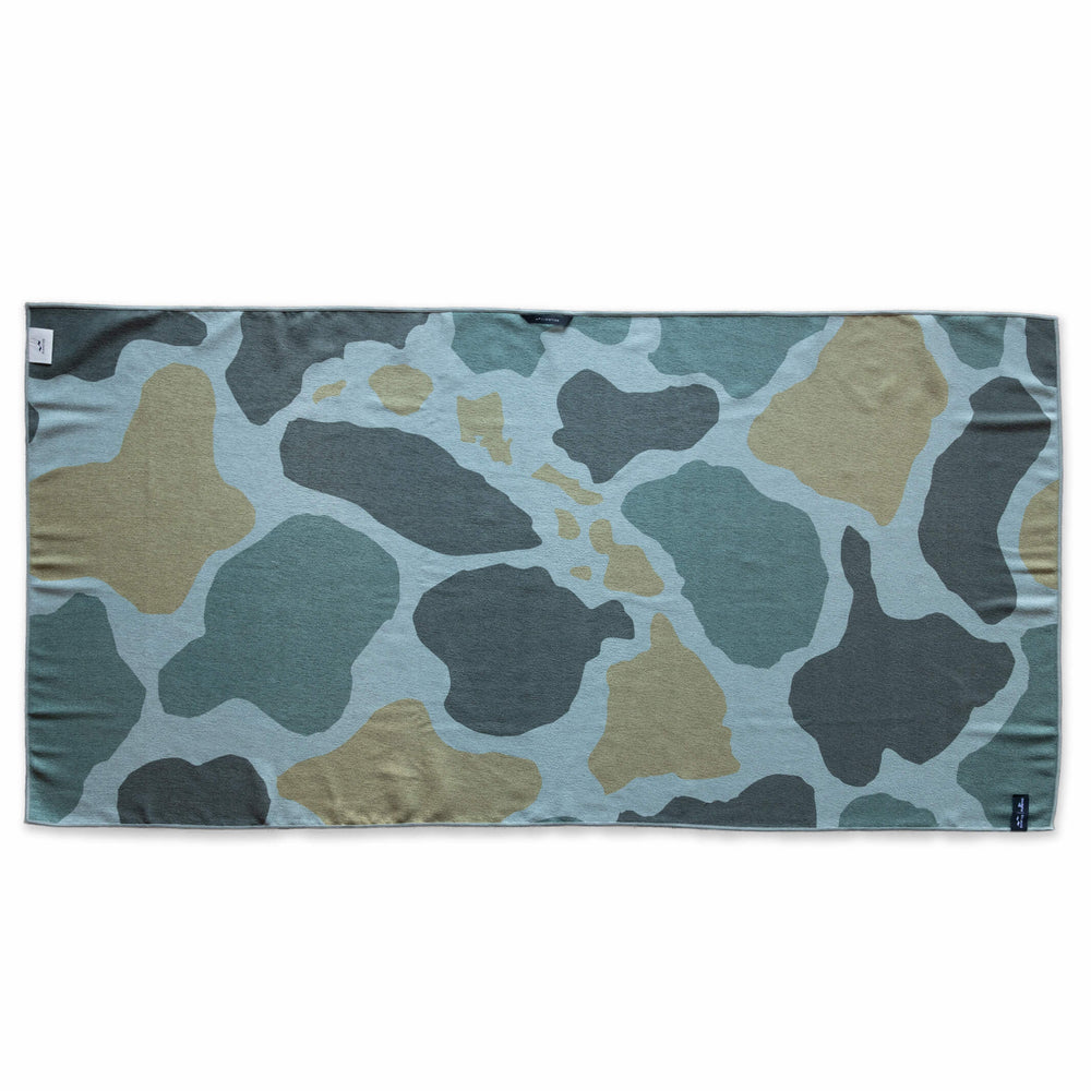 Color:Peace Camo-Florence Hawaii Performance Quick Dry Towel -alt