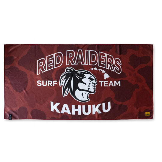 Color:Multi-Kahuku Red Raiders Performance Quick Dry Towel