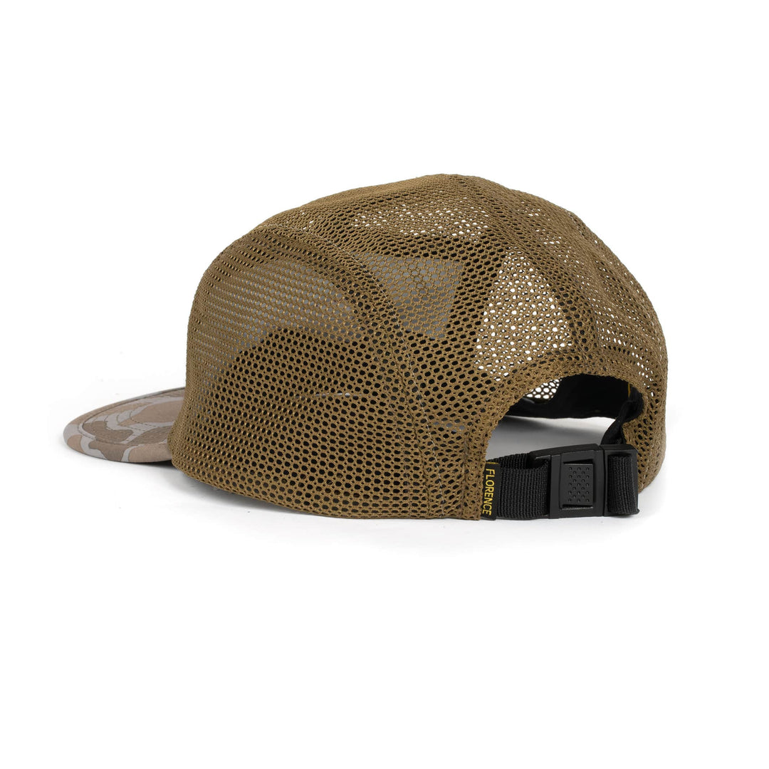 Color:Burnt Olive Camo-Florence Airtex Unstructured Hat -alt
