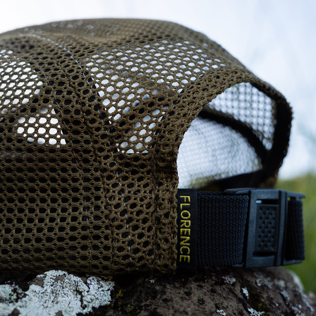 Color:Burnt Olive Camo-Florence Airtex Unstructured Hat