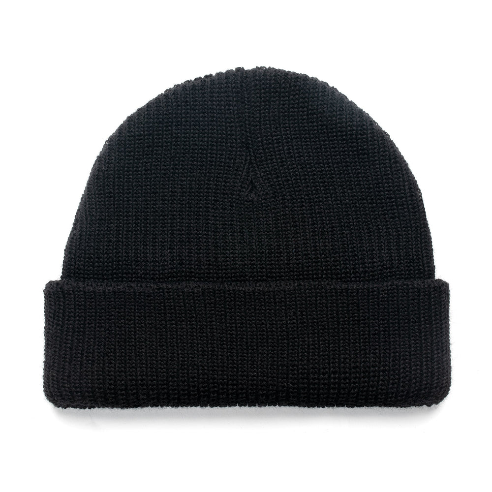 Color:Black-Florence Burgee Wool Beanie -alt