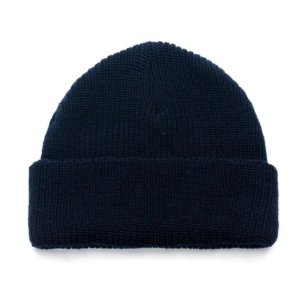 Color:Dark Navy-Florence Burgee Wool Beanie -alt