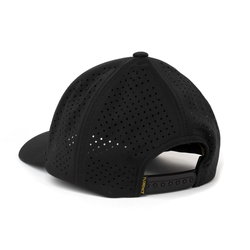 Color:Black-Florence Airtex Trucker Hat -alt