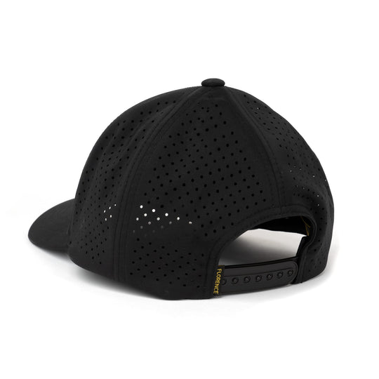 Color:Black-Florence Airtex Trucker Hat -alt