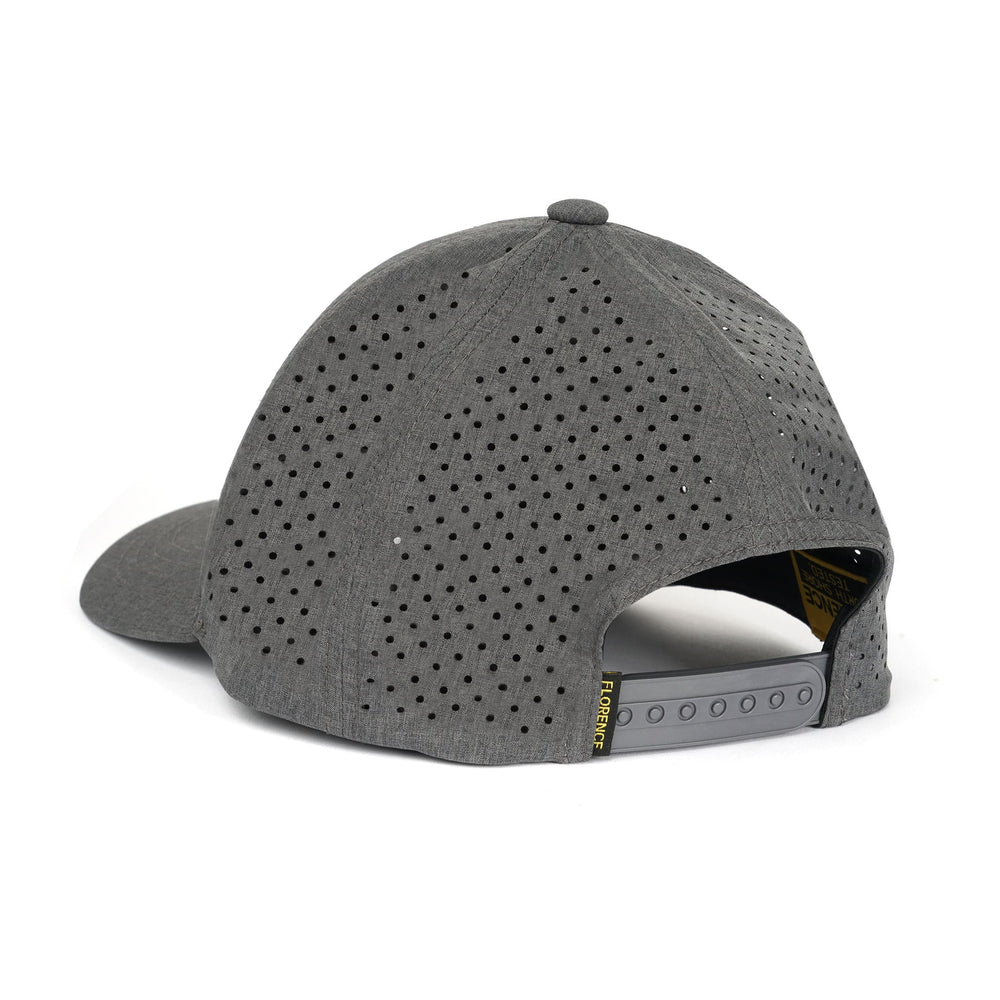 Color:Heather Grey-Florence Airtex Trucker Hat -alt