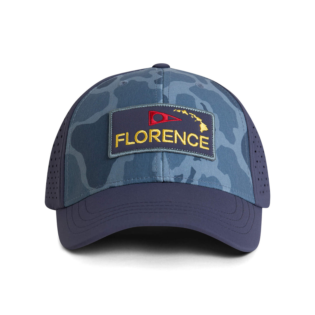 Color:Maritime Camo-Florence Camo Airtex Trucker Hat