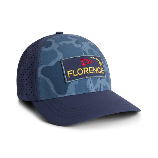 Color:Maritime Camo-Florence Camo Airtex Trucker Hat