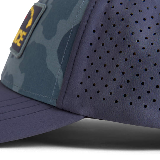 Color:Maritime Camo-Florence Camo Airtex Trucker Hat