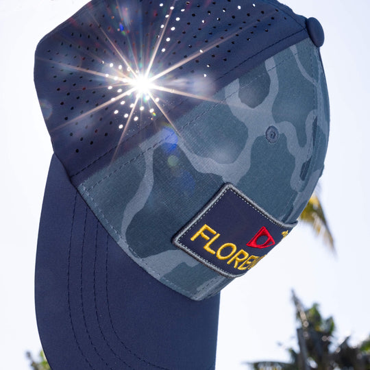 Color:Maritime Camo-Florence Camo Airtex Trucker Hat -alt