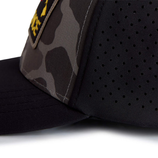 Color:Overland Camo-Florence Camo Airtex Trucker Hat