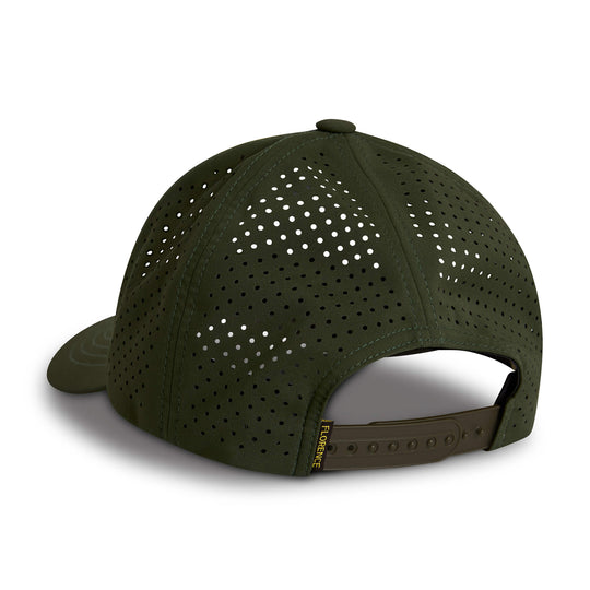 Color:Tropic Green Camo-Florence Camo Airtex Trucker Hat -alt