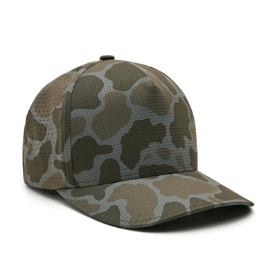 Color:Burnt Olive Camo-Florence Performance Airtex Hat