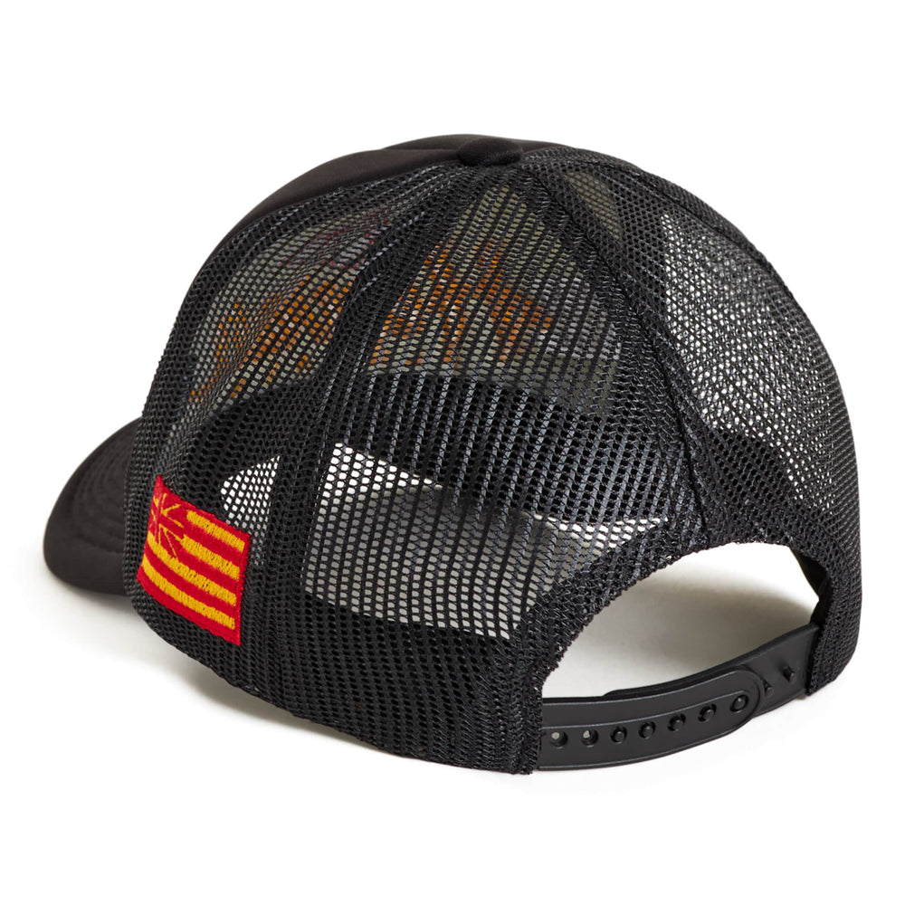 Color:Black-Florence Island Script Trucker Hat -alt