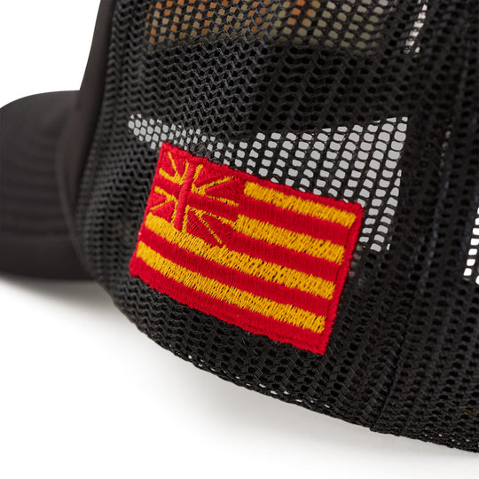 Color:Black-Florence Island Script Trucker Hat