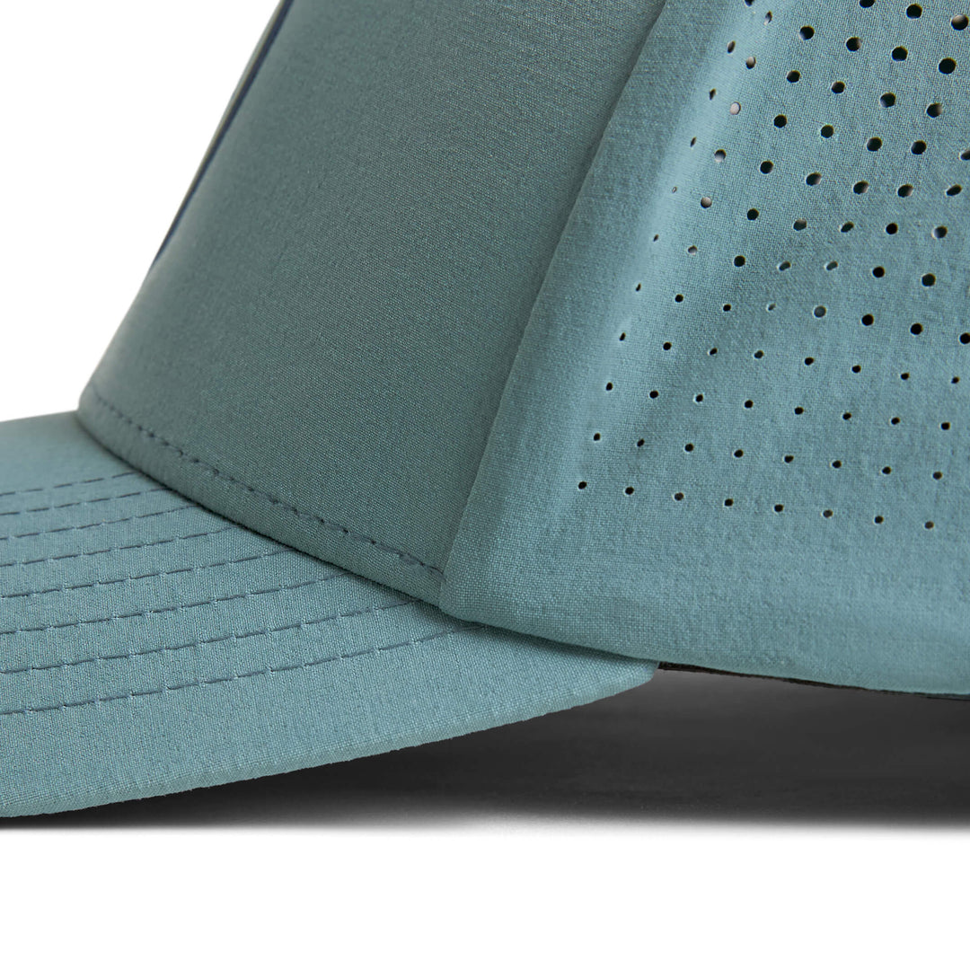 Color:Sea Blue-Cordura® Airtex Delta Trucker Hat