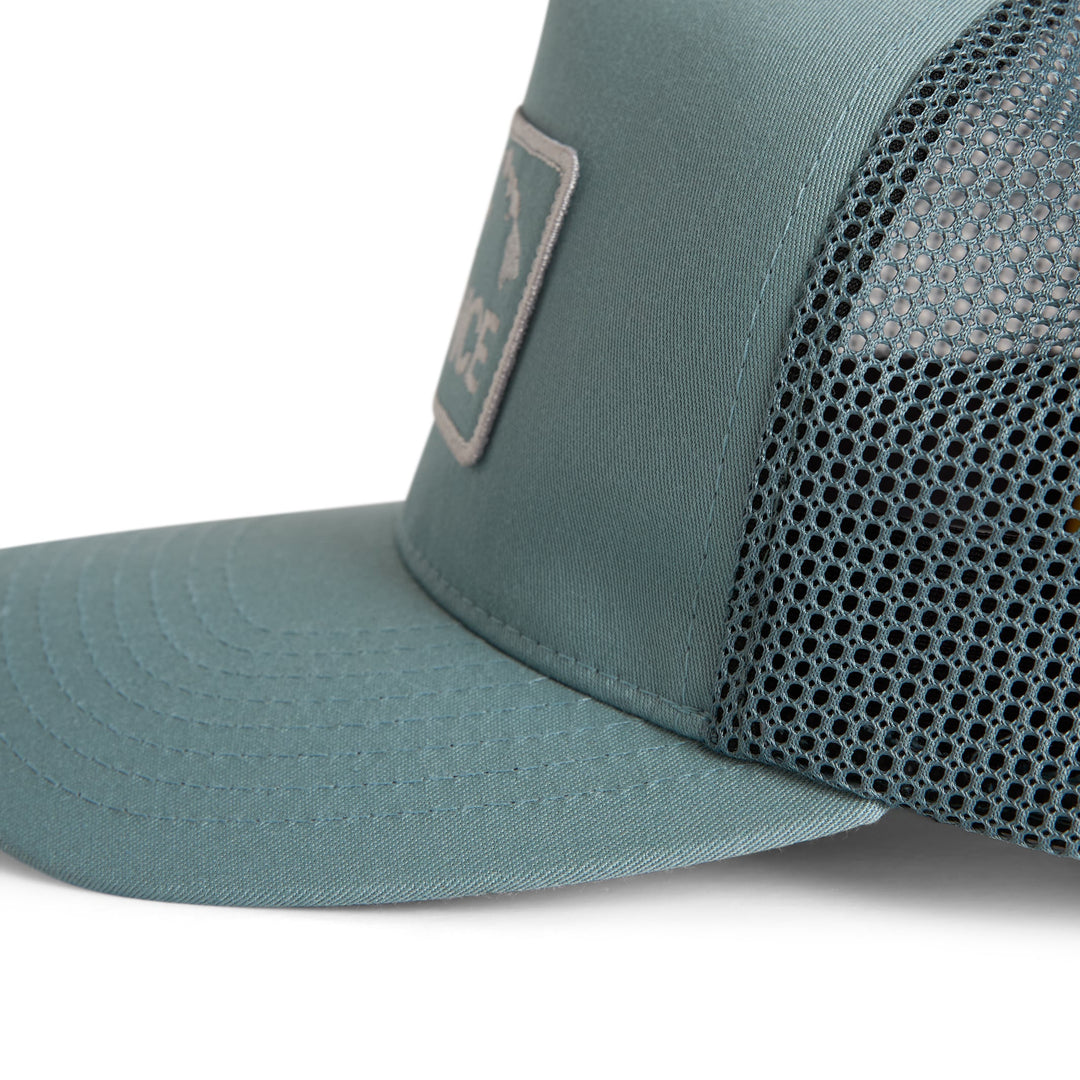 Color:Sea Blue-Florence Island Trucker Hat