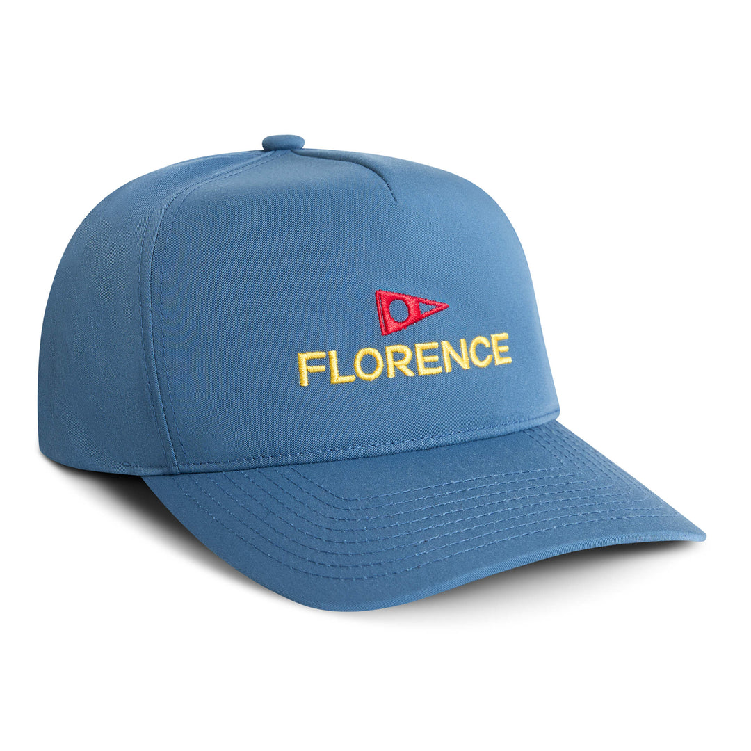 Color:Dark Blue-Florence Logo Twill Hat