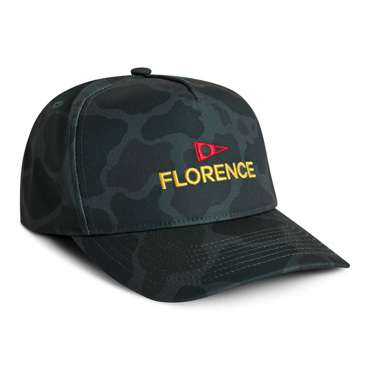 Color:Mountain Camo-Florence Logo Twill Hat
