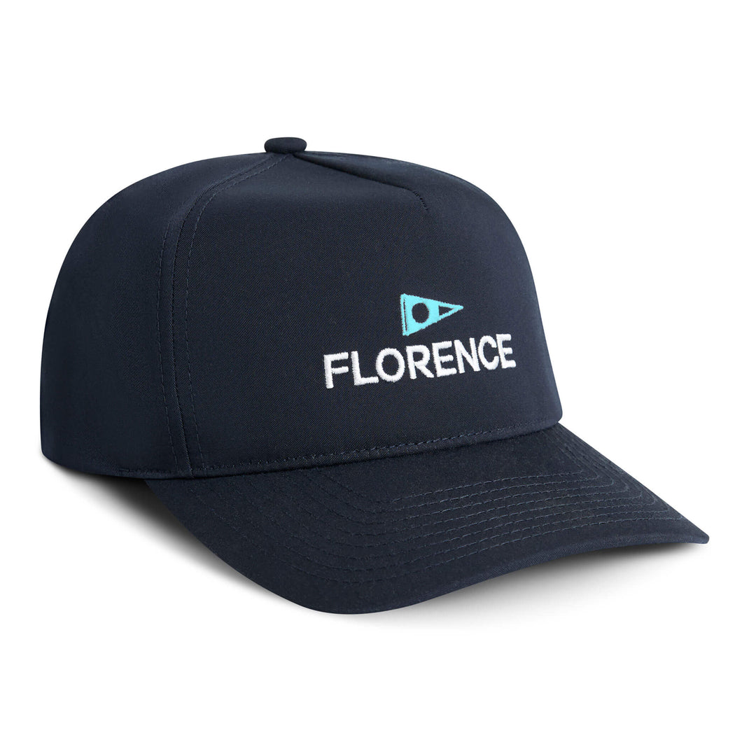 Color:Navy-Florence Logo Twill Hat
