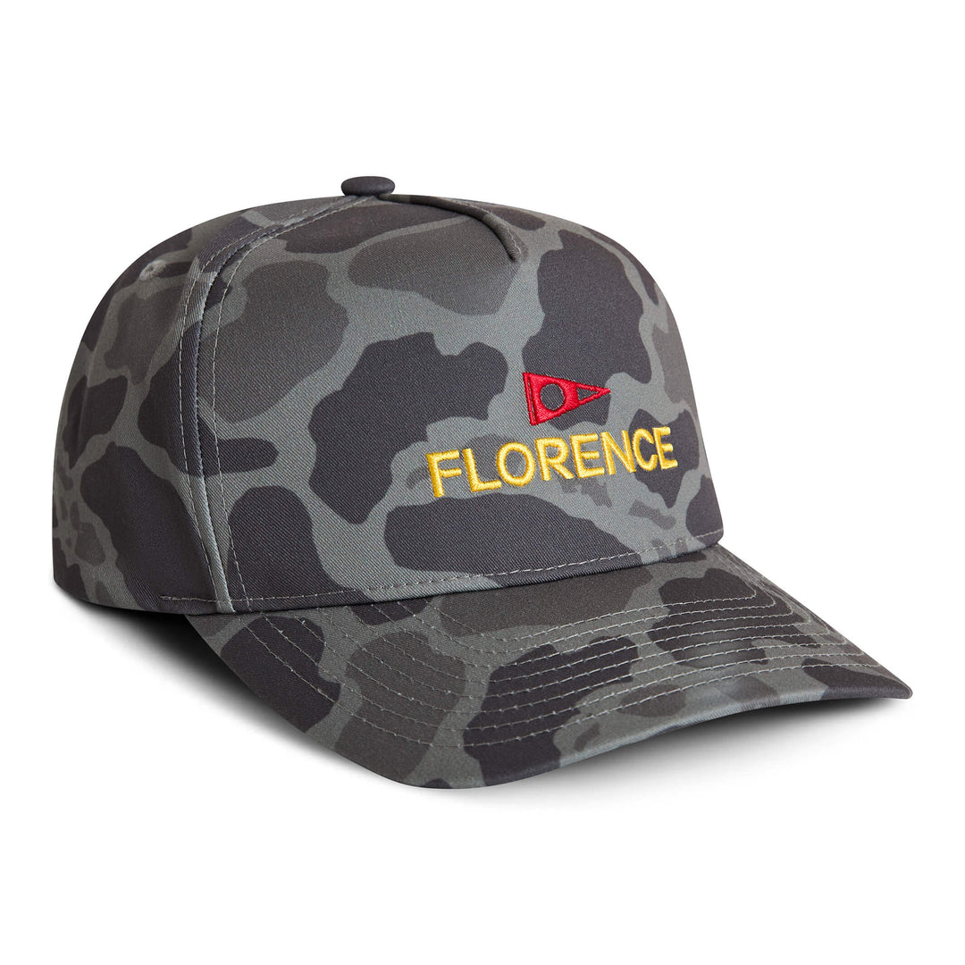 Color:Overland Camo-Florence Logo Twill Hat