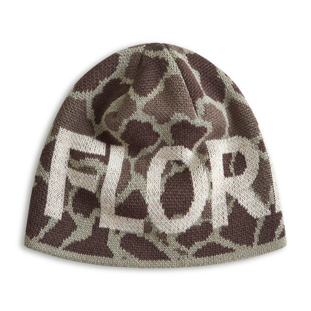 Color:Tundra Camo-Florence Jacquard Logo Beanie