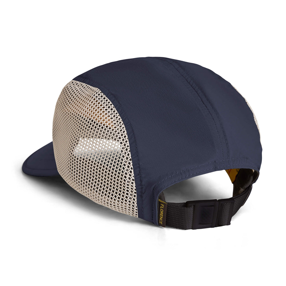 Color:Navy-Florence Airtex Runner Hat -alt