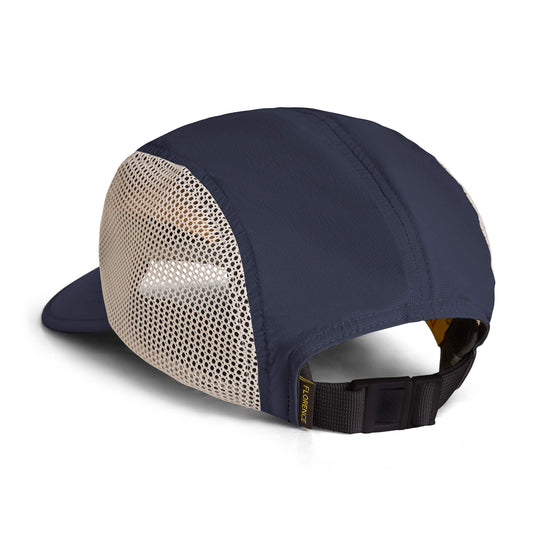 Color:Navy-Florence Airtex Runner Hat -alt