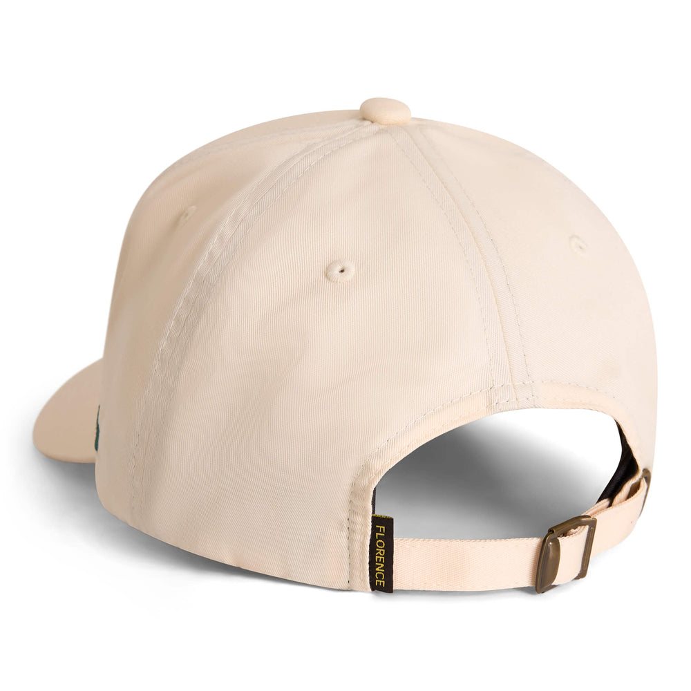 Color:Cream-Florence Hawaii Embroidered Hat -alt