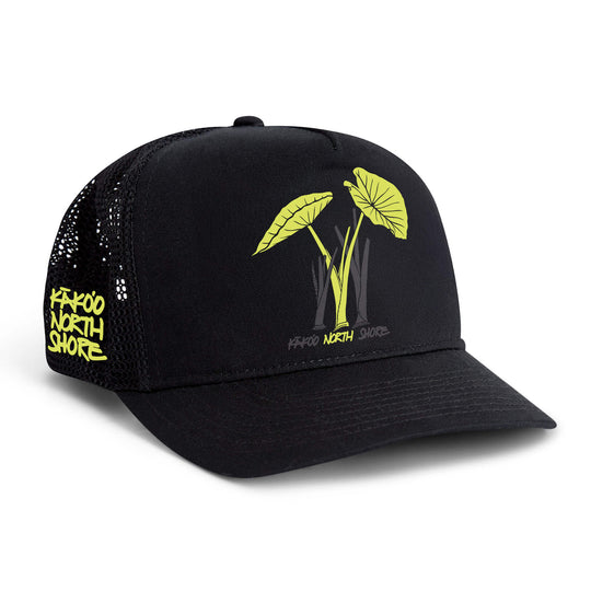 Color:Black-Florence Kāko'o North Shore Relief Trucker Hat