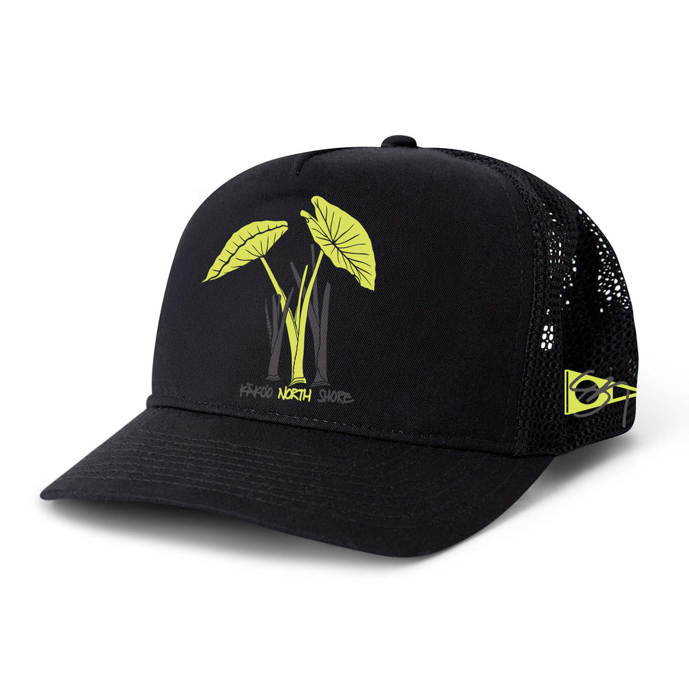 Color:Black-Florence Kāko'o North Shore Relief Trucker Hat-alt