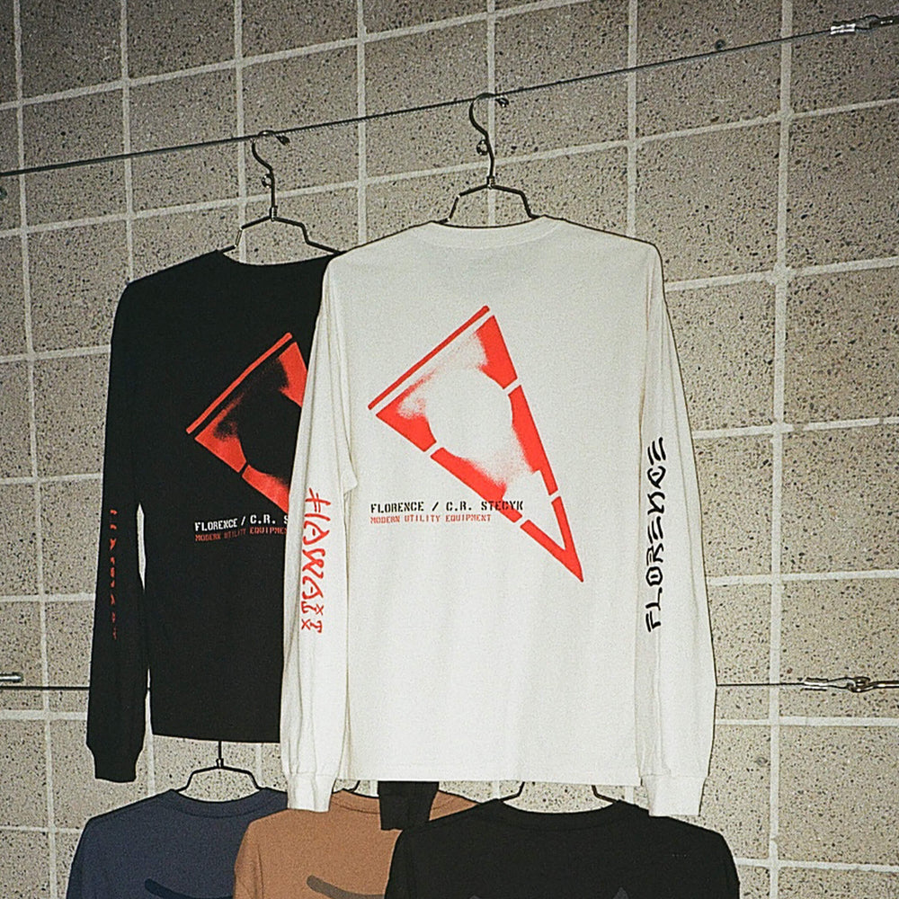Color:Off White-Florence C.R. Stecyk Long Sleeve T-Shirt -alt