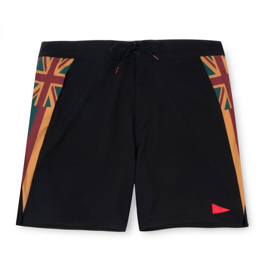 Color:Black Multi-Florence Marine X Pro Hawaii Boardshort