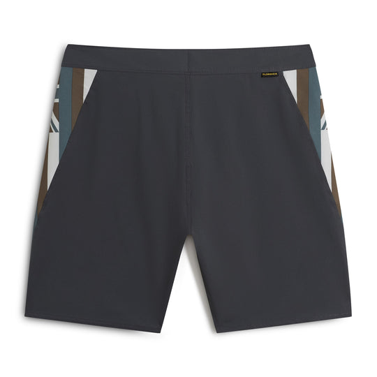 Color:Charcoal-Florence Pro Hawaii Boardshort -alt