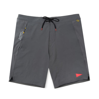 Color:Charcoal Solid-Florence Marine X Cordura Boardshort