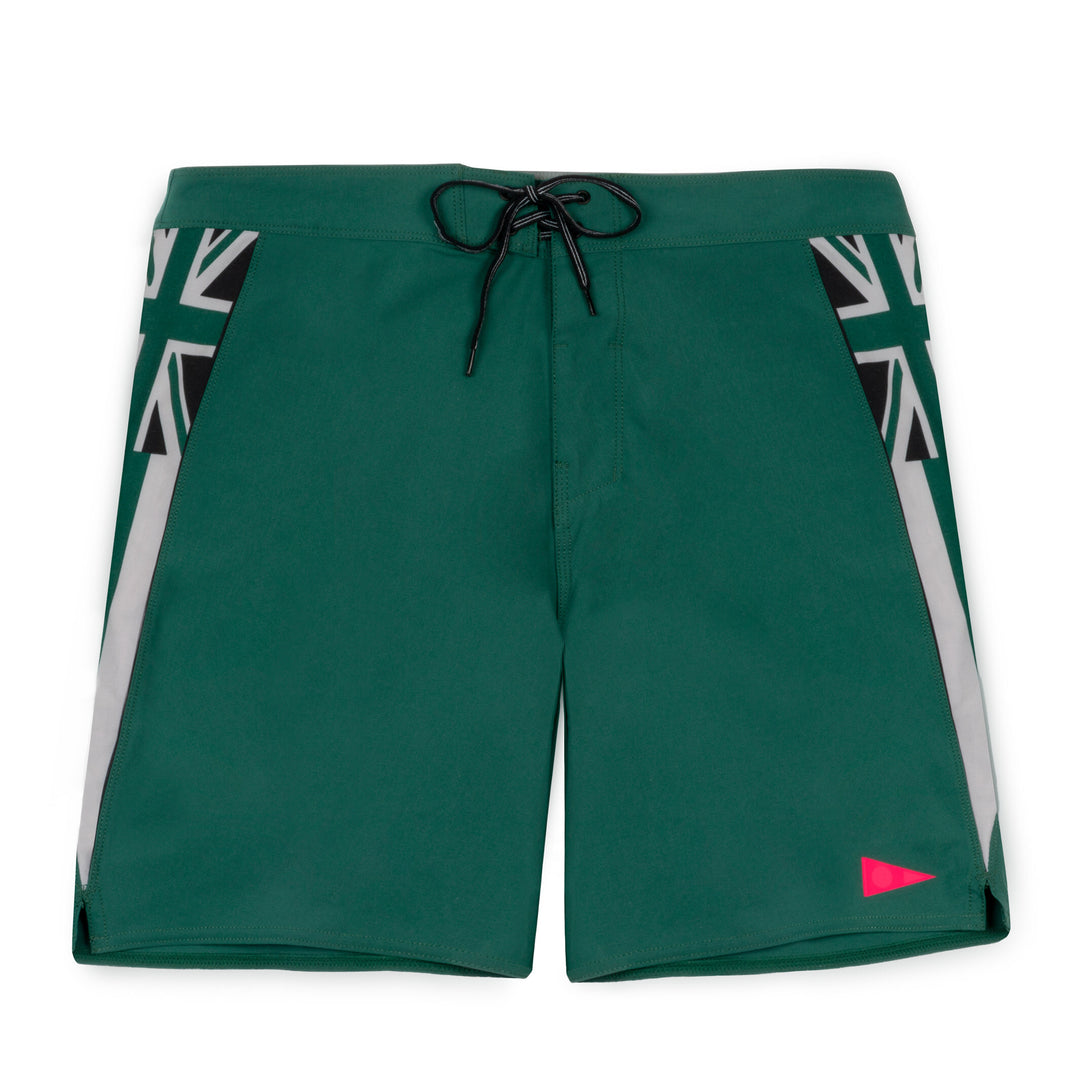 Color:Dark Emerald-Florence Marine X Pro Hawaii Boardshort