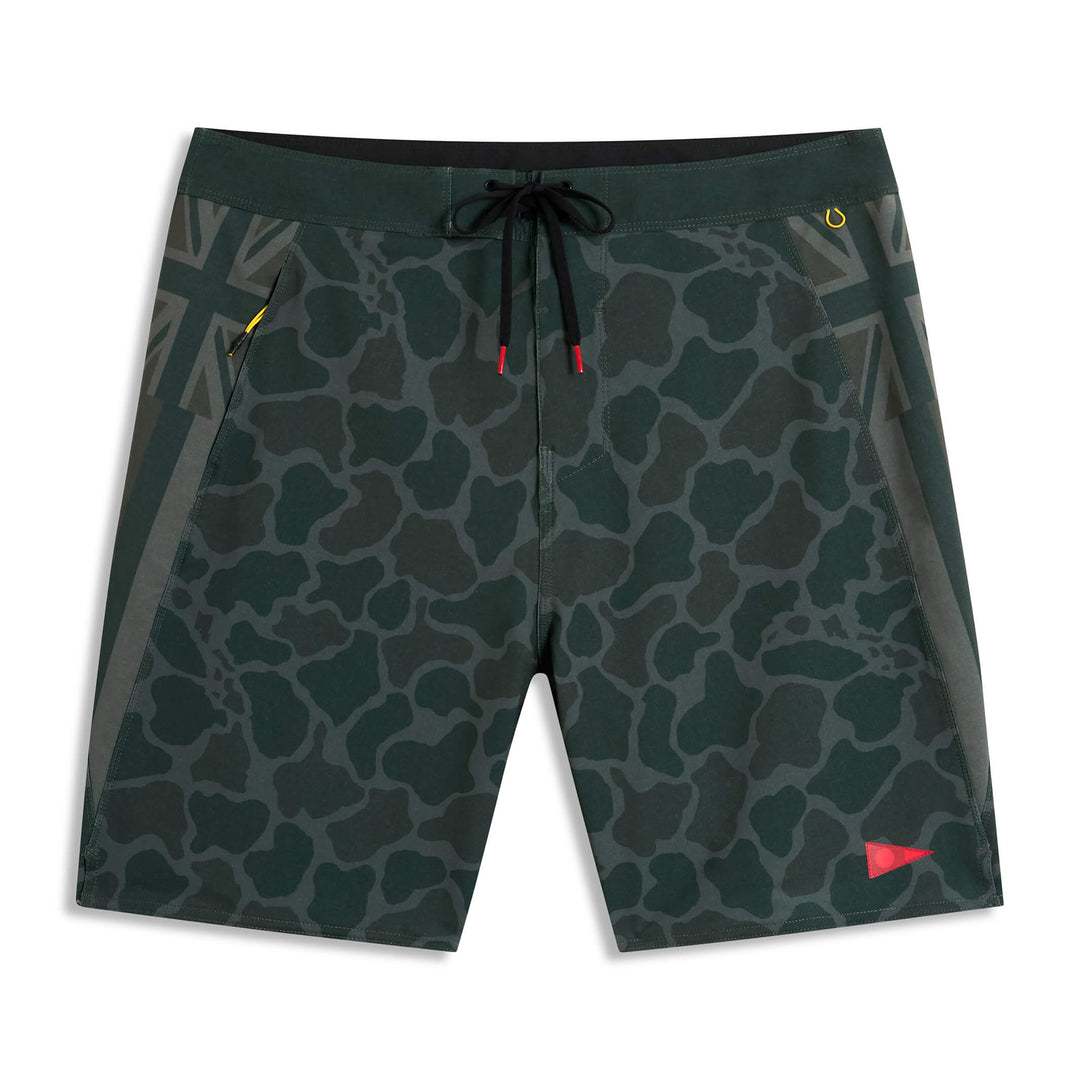 Color:Mountain Camo-Florence Pro Hawaii Camo Boardshort
