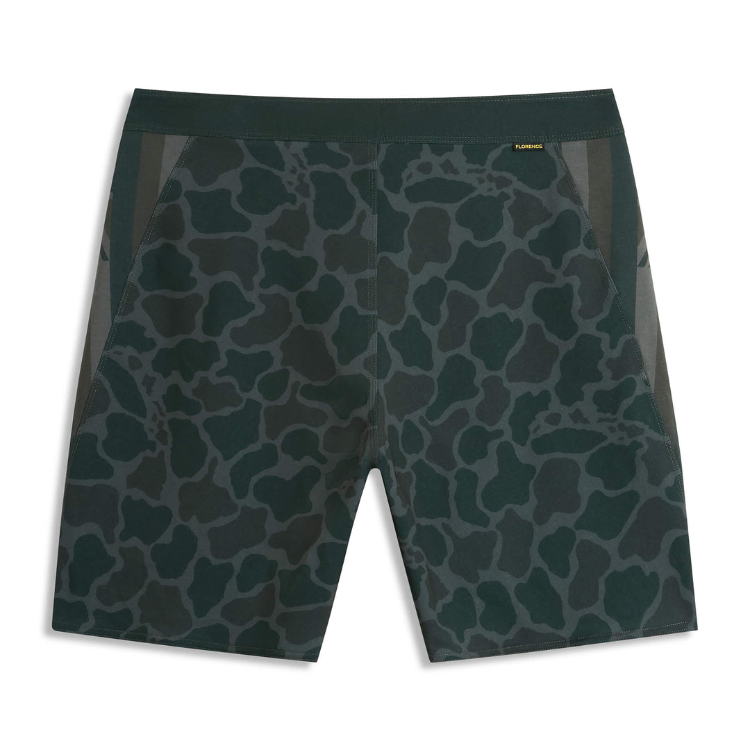 Color:Mountain Camo-Florence Pro Hawaii Camo Boardshort -alt