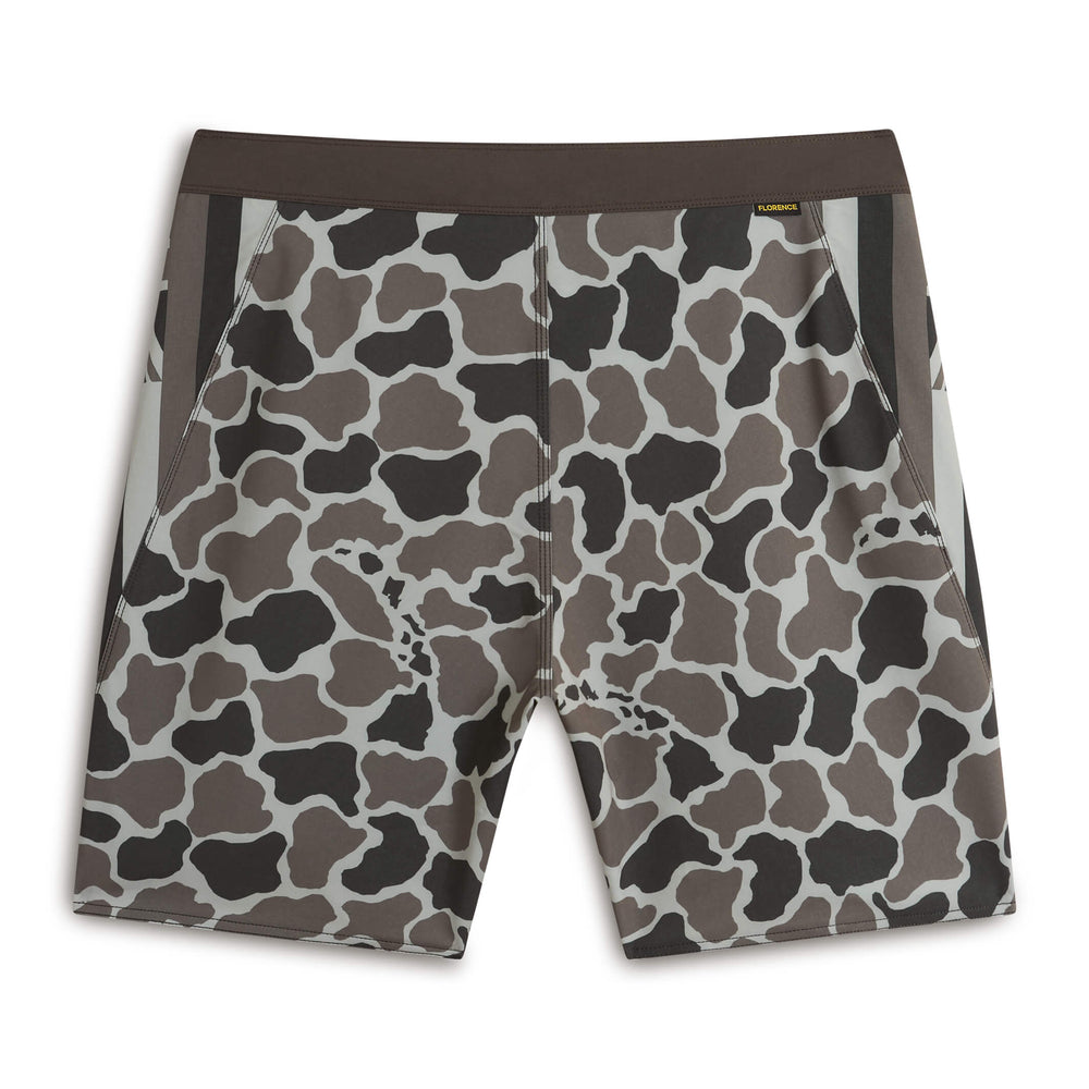 Color:Tundra Camo-Florence Pro Hawaii Camo Boardshort -alt