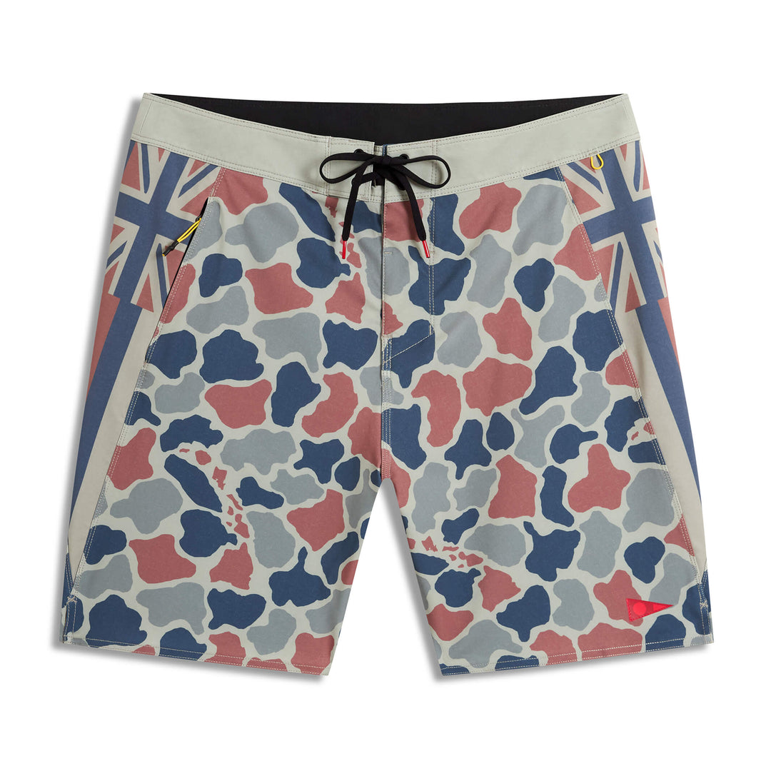 Color:Turkish Camo-Florence Pro Hawaii Camo Boardshort