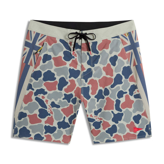 Color:Turkish Camo-Florence Pro Hawaii Camo Boardshort
