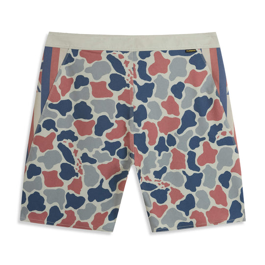 Color:Turkish Camo-Florence Pro Hawaii Camo Boardshort -alt