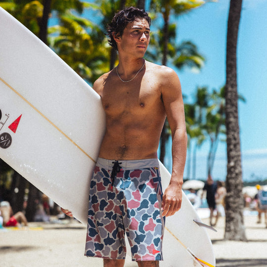 Color:Turkish Camo-Florence Pro Hawaii Camo Boardshort