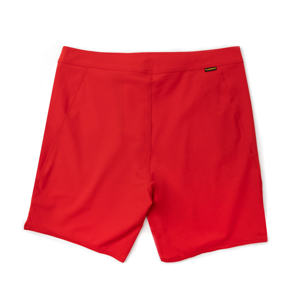 Color:Rescue Red-Florence Standard Issue Boardshort-alt