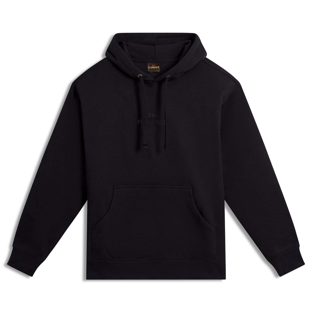Color:Black-Florence Embroidered Hoodie