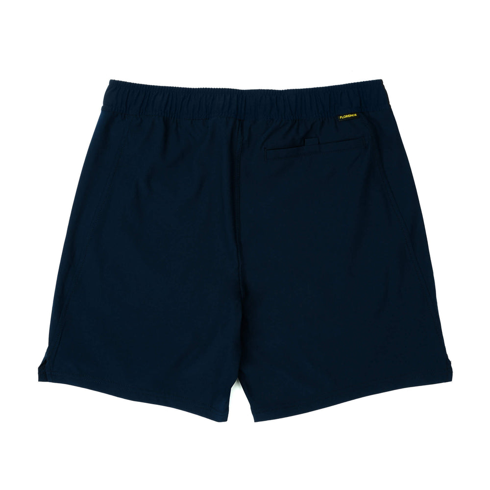 Color:Navy-Florence Standard Issue Elastic Short -alt