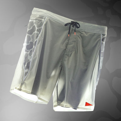Color:Moss Grey-Florence Airtex 2-in-1 Boardshort