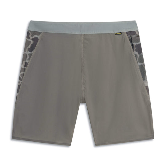 Color:Moss Grey-Florence Airtex 2-in-1 Boardshort