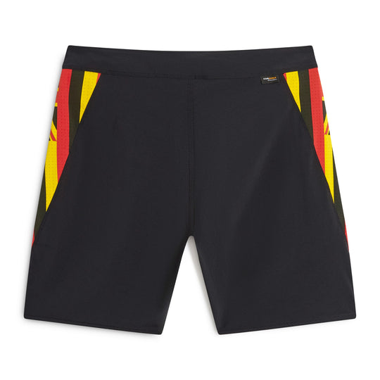 Color:Black Multi-Florence Cordura® Airtex Pro Hawaii Boardshort