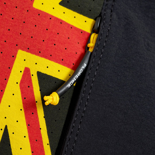 Color:Black Multi-Florence Cordura® Airtex Pro Hawaii Boardshort